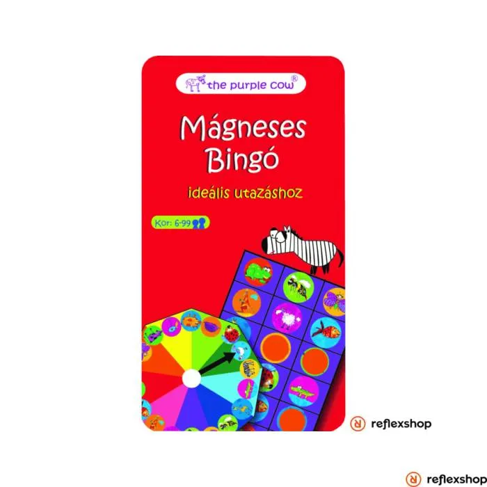 Állat bingo mágneses társasjáték