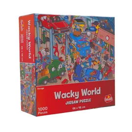 Wacky World -Garázs puzzle 1000 db-os