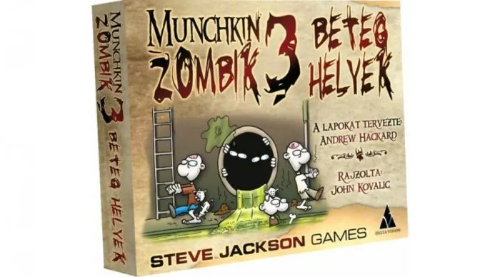 Munchkin zombik 3 - beteg helyek társajáték kiegészítő