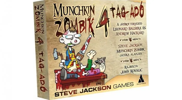 Munchkin Zombik 4 - Tag-adó társasjáték kiegészítő