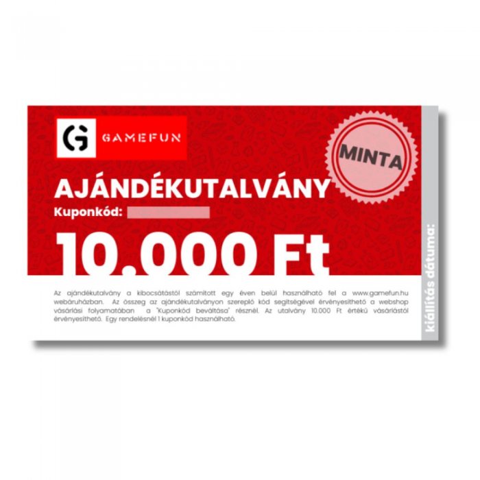 10.000 Forintos Ajándékutalvány