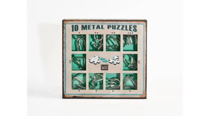 10 Metal Puzzle Set - zöld *-***